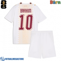 Fotballdrakt Barn Marokko Brahim Diaz #10 Bortedraktsett VM 2026 Kortermet (+ Korte bukser)